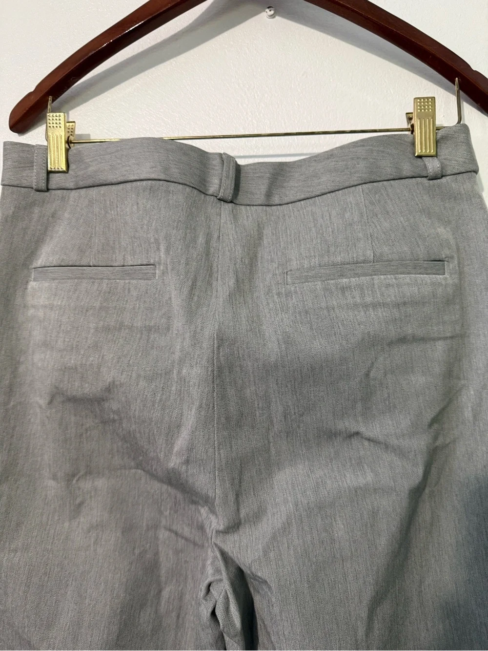 Banana Republic High Rise  Sloan Gray Dress Pants 12  Tall new with tag
